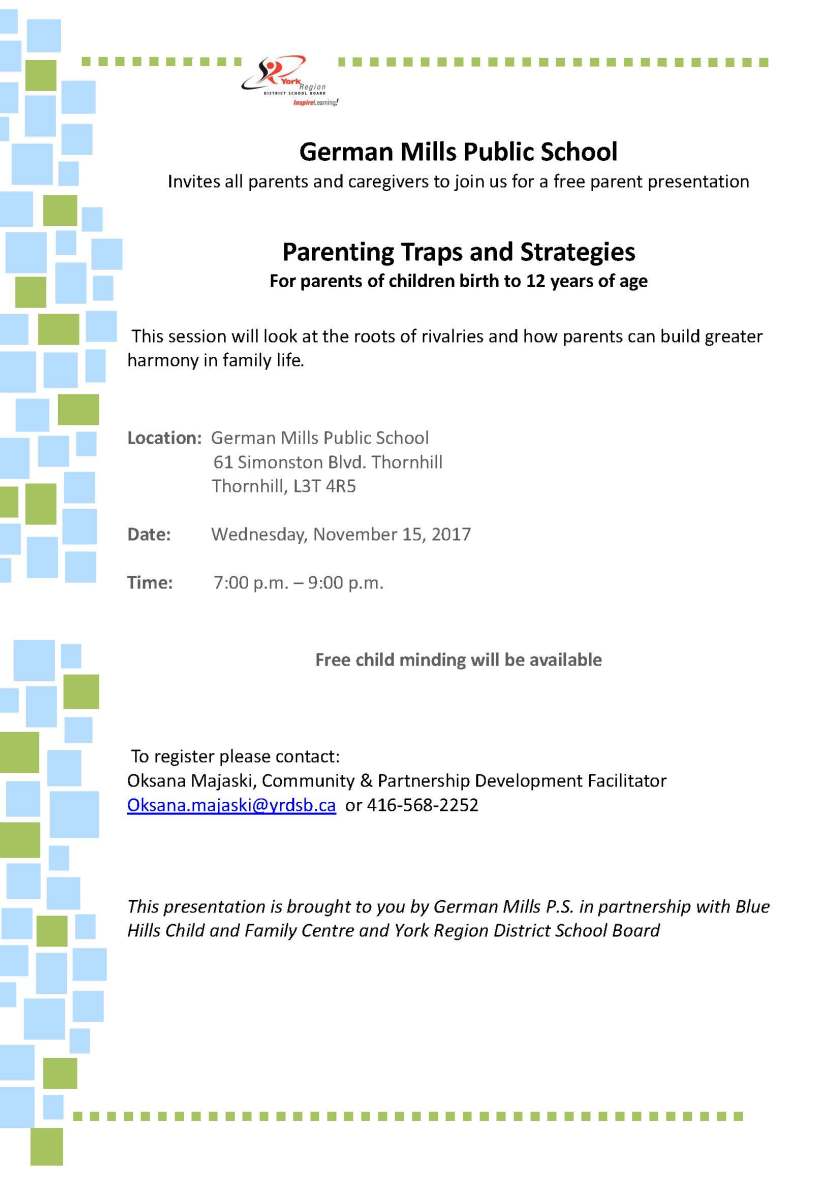 Sibling Rivalry - November 15