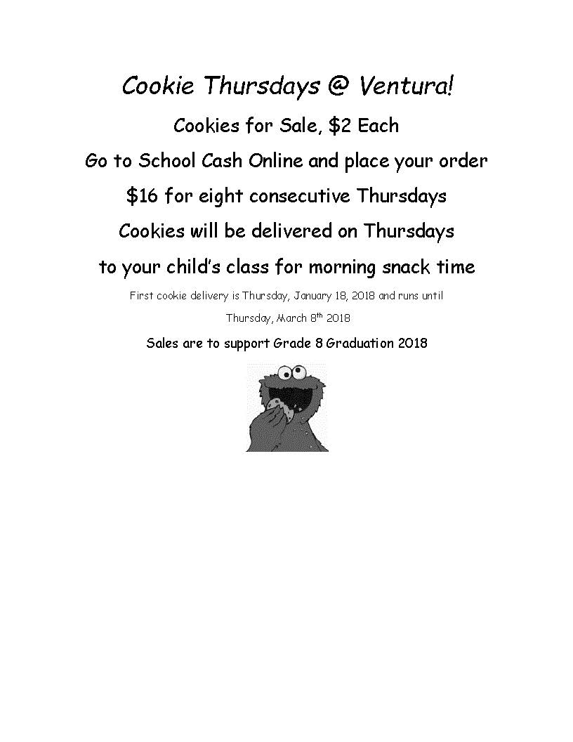 Cookie Thursdays At Ventura