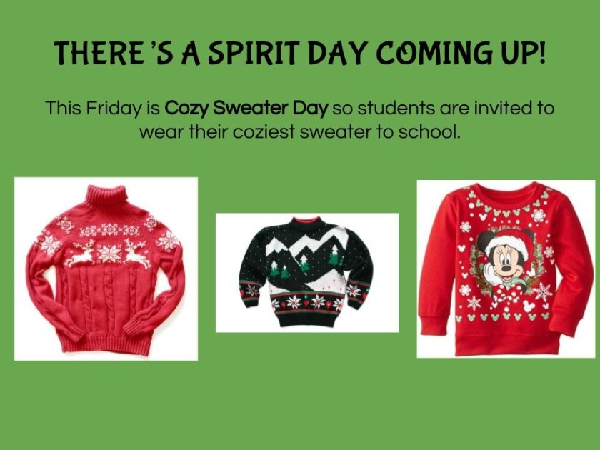 Spirit Day December 22