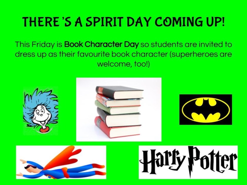 January 26 Spirit Day