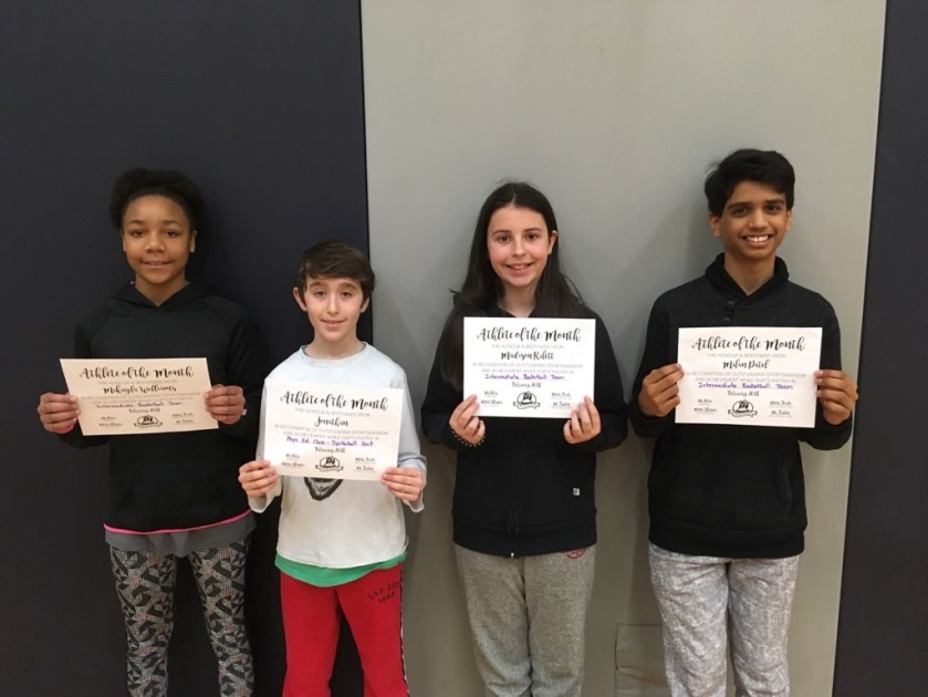 February 2018 Athletes