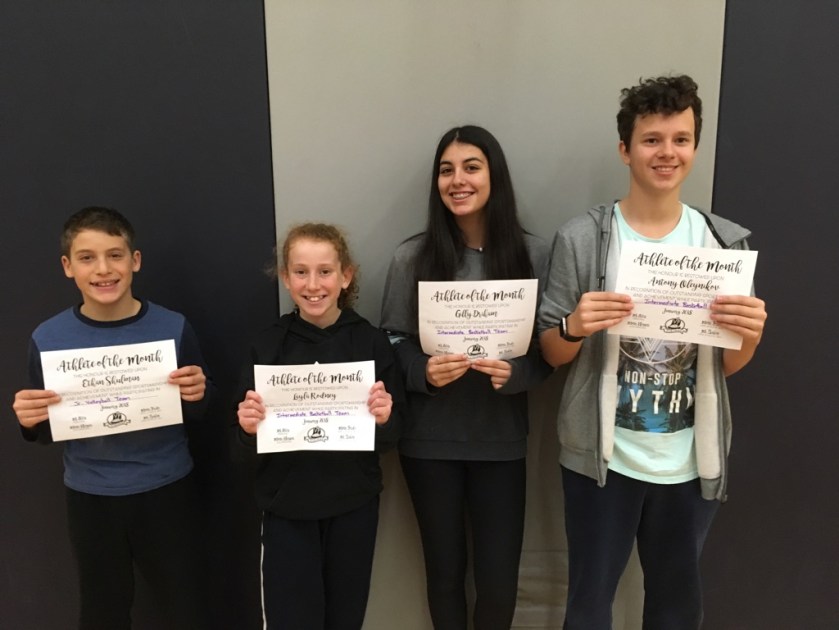 January 2018 Athletes