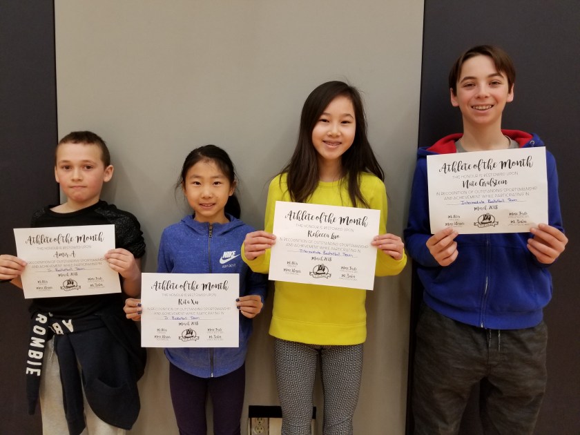 March Athletes of the Month