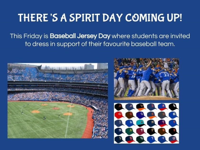 Baseball Jersey Day