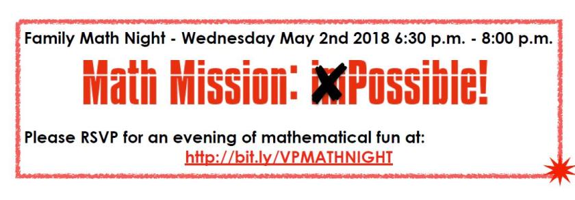 Math Night RSVP