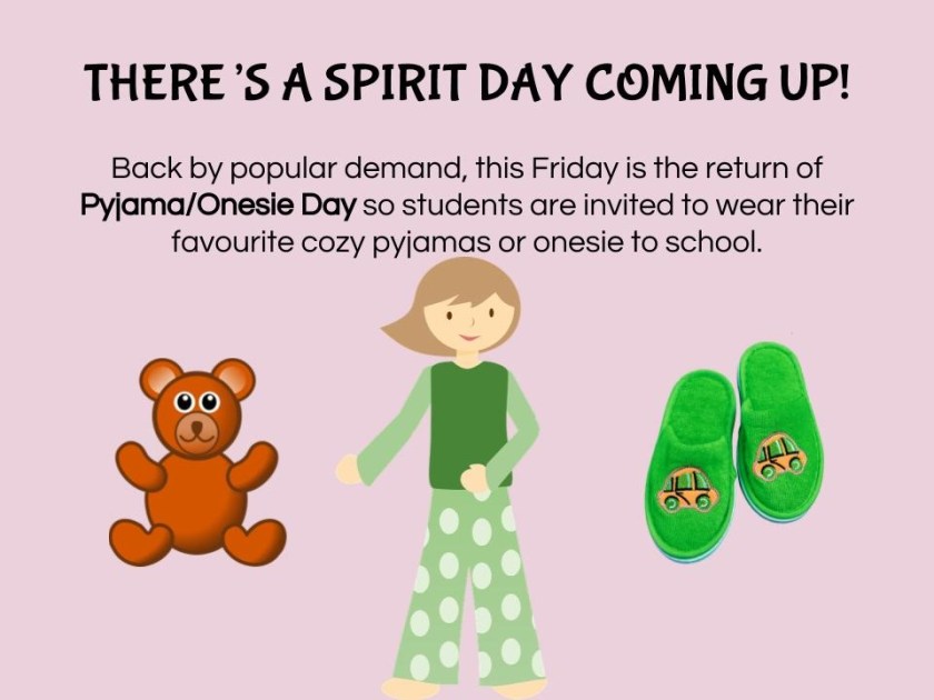 Pyjama Day April 20