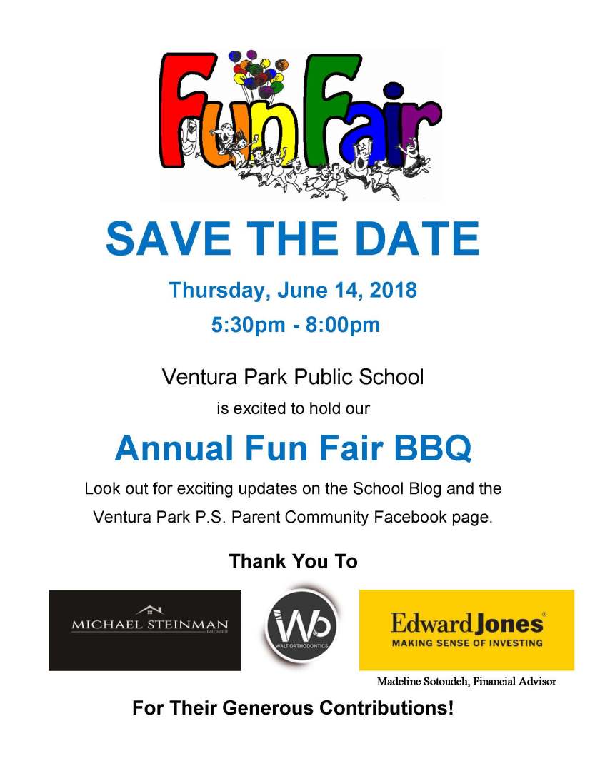 SAVE THE DATE Fun Fair