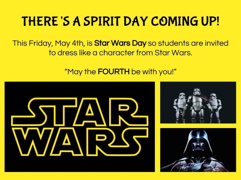 May 4 Spirit Day