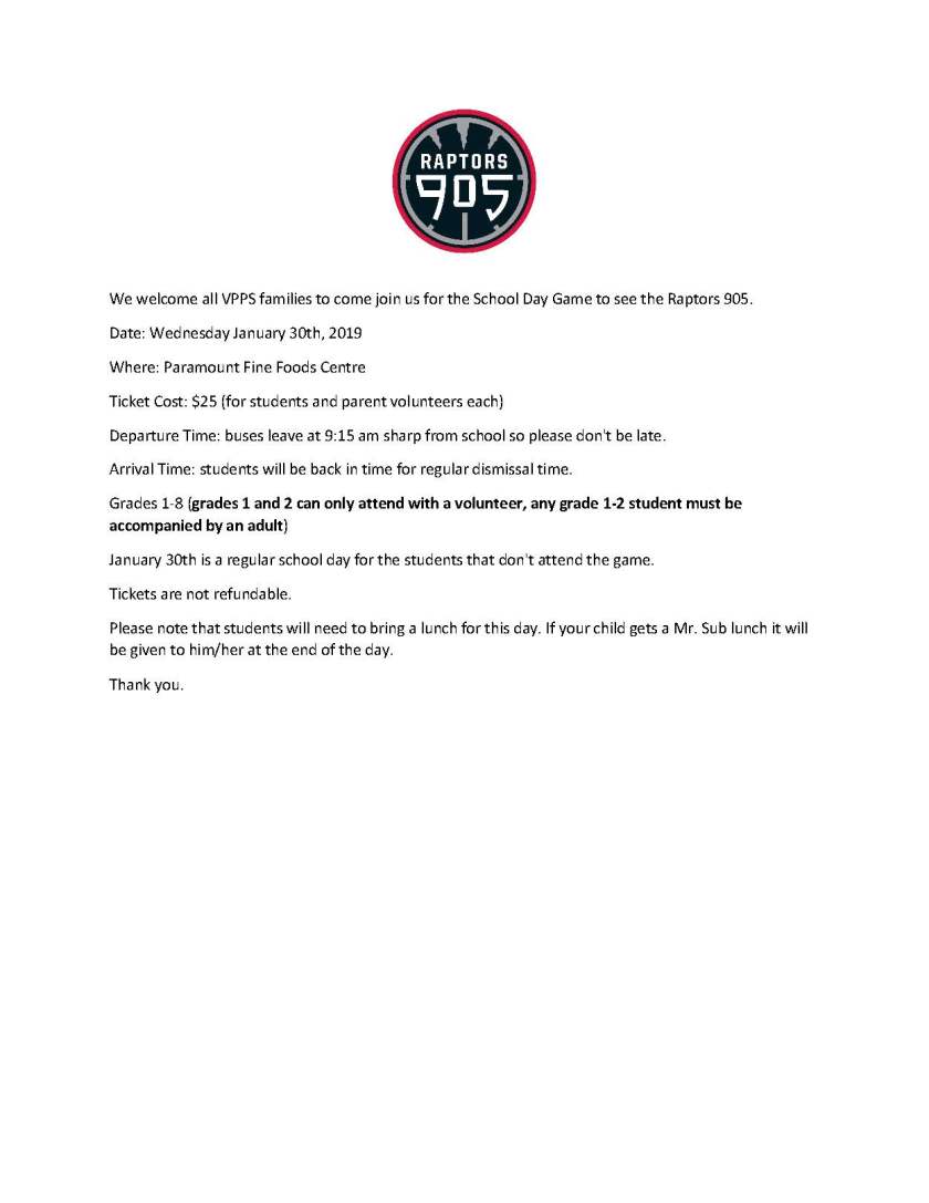 Raptors 905 January 30, 2019