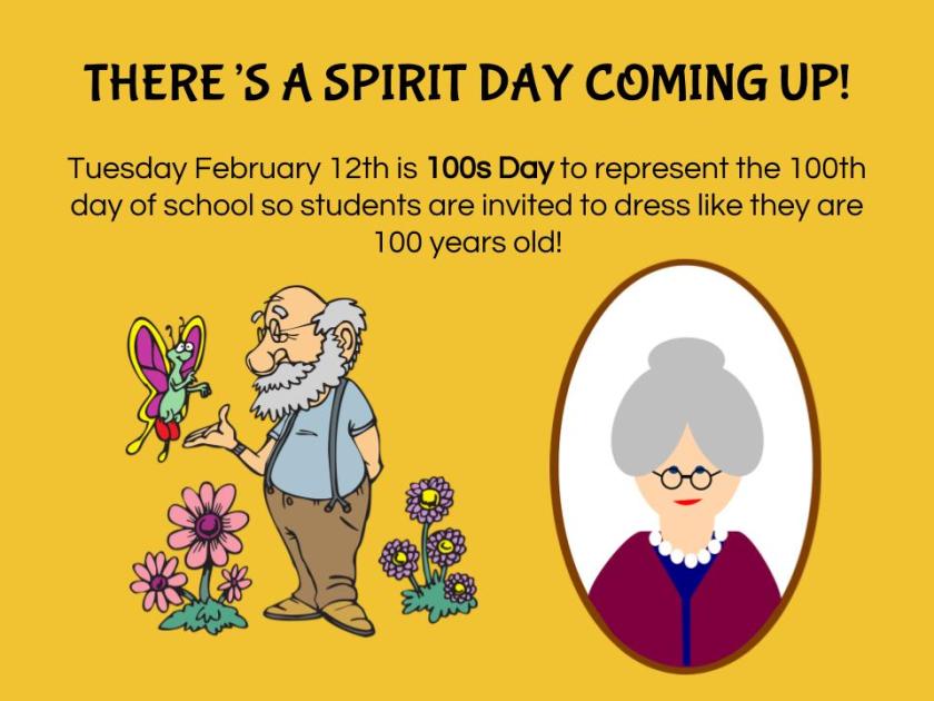 Spirit Day - 100s Day (2)