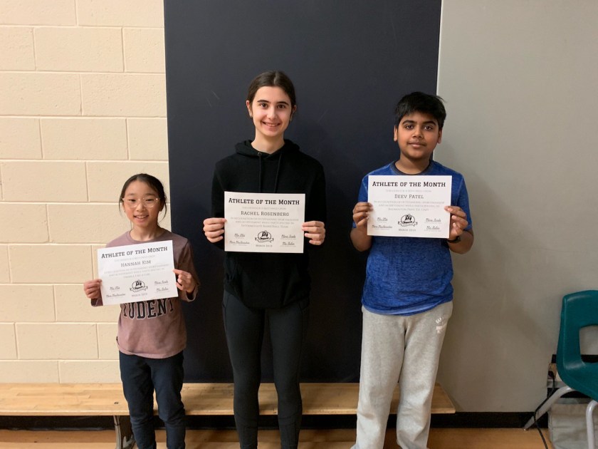 March Athletes of the Month