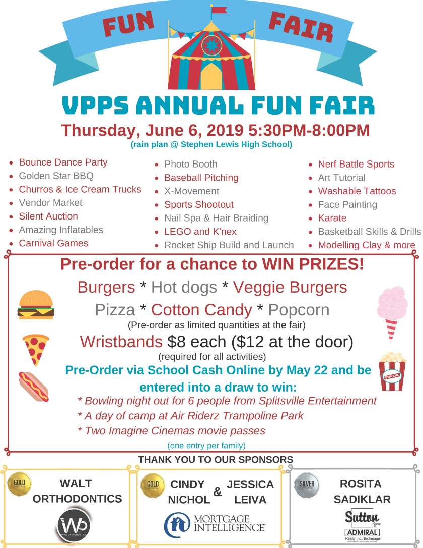 VPPS FUN FAIR FLYER 2019
